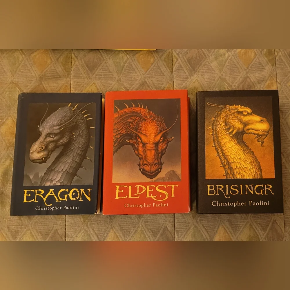 (3) Eragon series Hard Back books. Christopher Paolini LOT - Picture 1 of 8